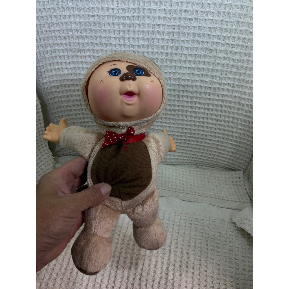 Kidcore Unisex Cabbage Patch Kids Puppy Cutie Plush 9in Tan Brown